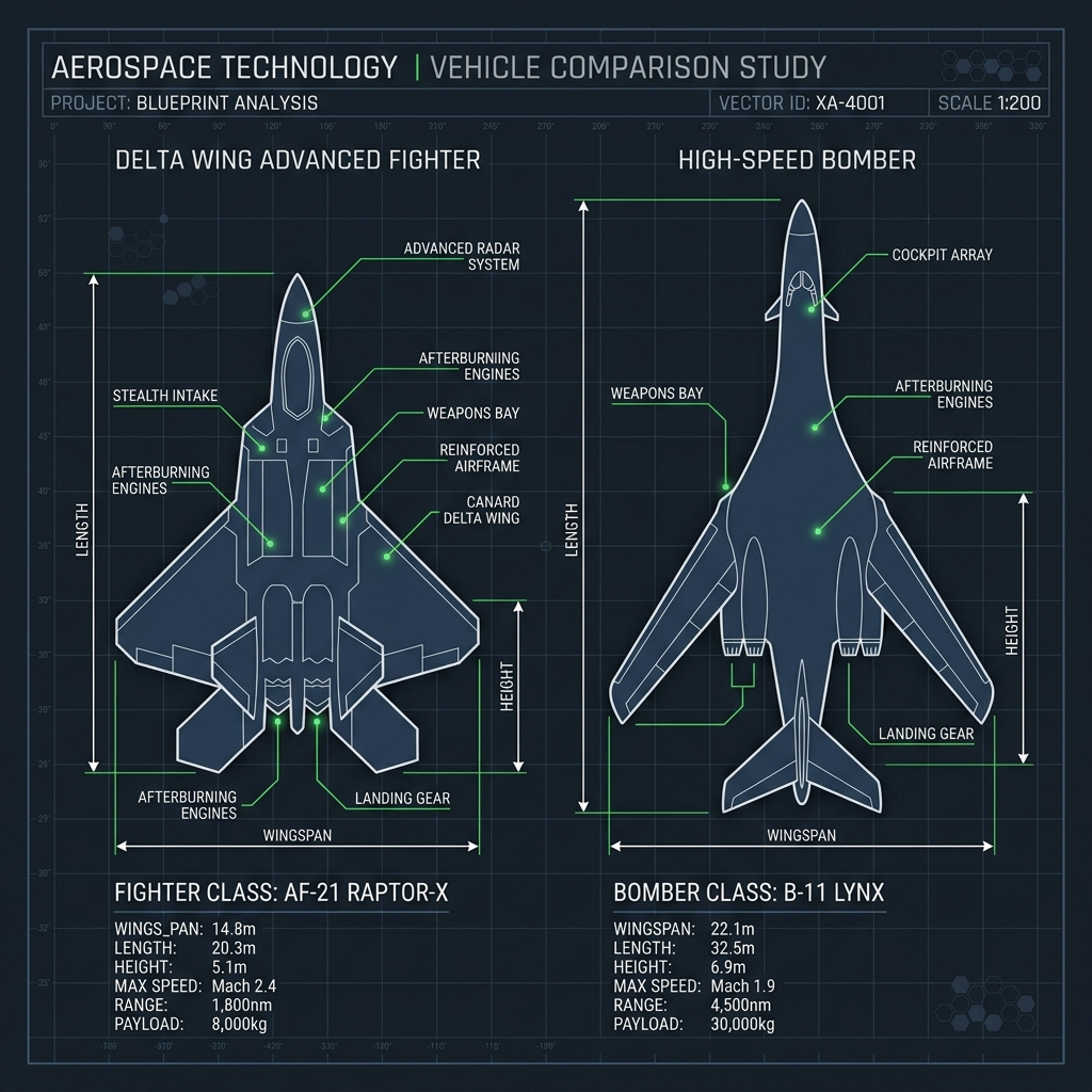 Aircraft Comparison Blueprint